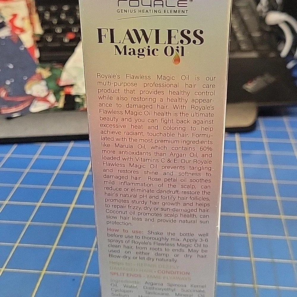 Royale Flawless Magic Oil Ketatin Booster Hair Serum 120ml New Sealed Box